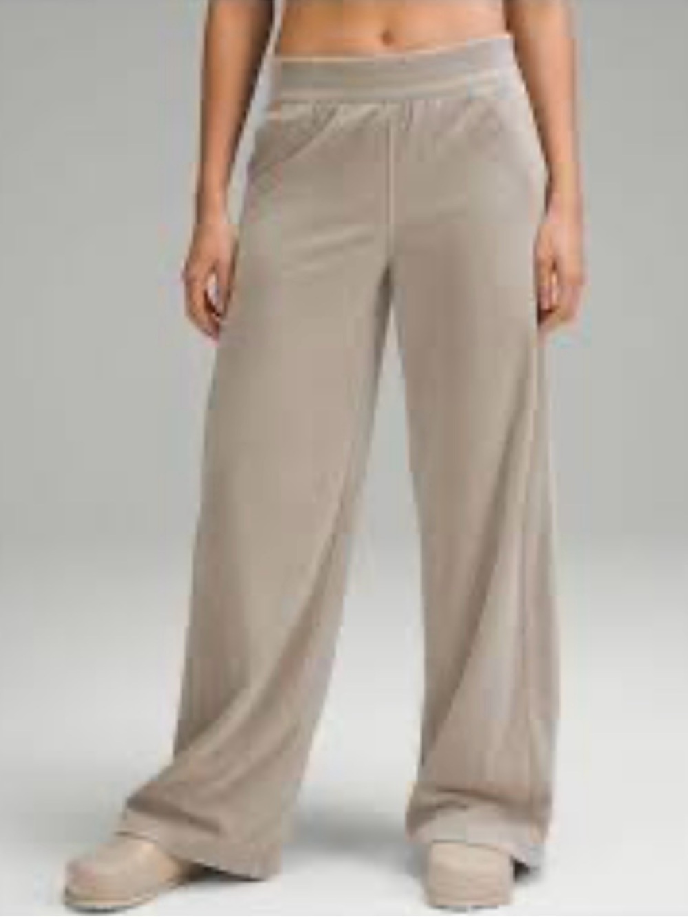 lululemon athletica Wide-Leg Lounge Pants in Taupe